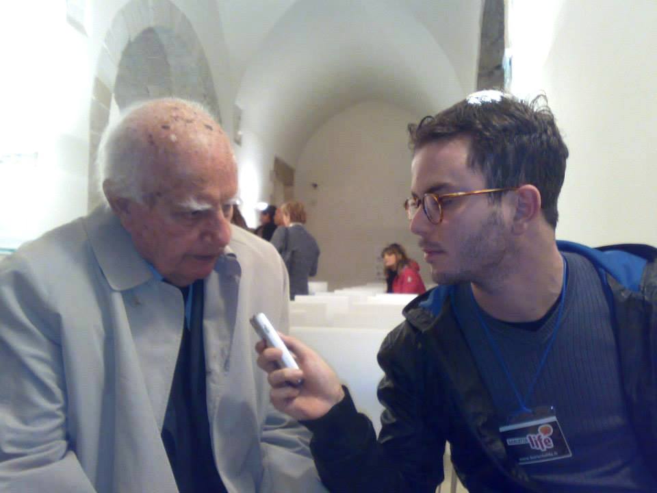 Io intervisto Alfredo Reichlin, nel 2014 a Palazzo Della Marra 